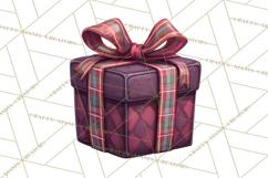 Christmas Presents Clipart PNG, Cute Cartoon Holiday Objects Product Image 2