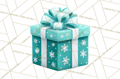 Christmas Presents Clipart PNG, Cute Cartoon Holiday Objects Product Image 3