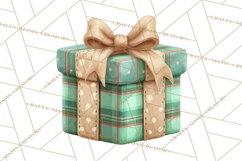 Christmas Presents Clipart PNG, Cute Cartoon Holiday Objects Product Image 2