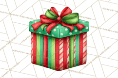 Christmas Presents Clipart PNG, Cute Cartoon Holiday Objects Product Image 5