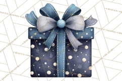 Christmas Presents Clipart PNG, Cute Cartoon Holiday Objects Product Image 2