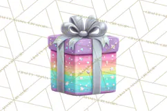 Christmas Presents Clipart PNG, Cute Cartoon Holiday Objects Product Image 4