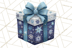 Christmas Presents Clipart PNG, Cute Cartoon Holiday Objects Product Image 4