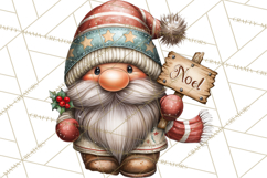 Christmas Gnome Clipart PNG, Holiday Gnomes Png Product Image 4
