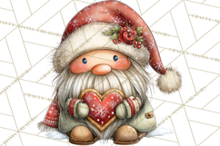 Christmas Gnome Clipart PNG, Holiday Gnomes Png Product Image 2
