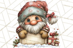 Christmas Gnome Clipart PNG, Holiday Gnomes Png Product Image 4
