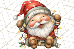 Christmas Gnome Clipart PNG, Holiday Gnomes Png Product Image 5