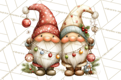 Christmas Gnome Clipart PNG, Holiday Gnomes Png Product Image 2