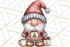 Christmas Gnome Clipart PNG, Holiday Gnomes Png Product Image 4