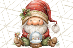 Christmas Gnome Clipart PNG, Holiday Gnomes Png Product Image 2
