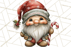 Christmas Gnome Clipart PNG, Holiday Gnomes Png Product Image 5