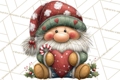 Christmas Gnome Clipart PNG, Holiday Gnomes Png Product Image 3