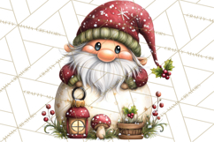 Christmas Gnome Clipart PNG, Holiday Gnomes Png Product Image 5