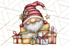 Christmas Gnome Clipart PNG, Holiday Gnomes Png Product Image 2