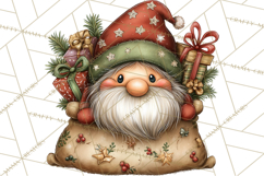 Christmas Gnome Clipart PNG, Holiday Gnomes Png Product Image 3