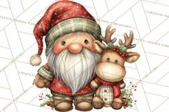 Christmas Gnome Clipart PNG, Holiday Gnomes Png Product Image 2