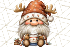 Christmas Gnome Clipart PNG, Holiday Gnomes Png Product Image 3