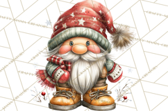 Christmas Gnome Clipart PNG, Holiday Gnomes Png Product Image 3