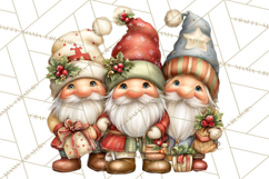 Christmas Gnome Clipart PNG, Holiday Gnomes Png Product Image 4