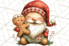 Christmas Gnome Clipart PNG, Holiday Gnomes Png Product Image 5