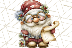 Christmas Gnome Clipart PNG, Holiday Gnomes Png Product Image 5