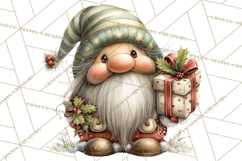 Christmas Gnome Clipart PNG, Holiday Gnomes Png Product Image 4