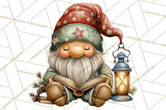 Christmas Gnome Clipart PNG, Holiday Gnomes Png Product Image 5