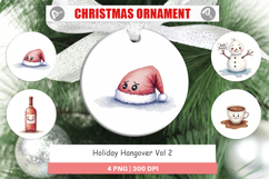 Ornament Watercolor Holiday Hangover Product Image 1