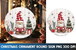 Holiday Home Decor, Christmas Ornament Clipart, Round Sign PNG, Christmas, Holiday Craft Design,