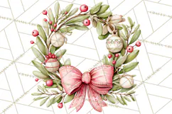 Holiday Icons Clipart PNG, Festive Christmas Clip Art Product Image 3