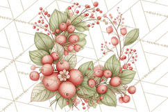 Holiday Icons Clipart PNG, Festive Christmas Clip Art Product Image 5