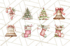 Holiday Icons Clipart PNG, Festive Christmas Clip Art Product Image 7