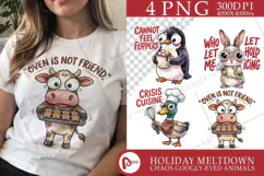 Holiday Kitchen & Cookie Chaos Sublimation Product Image 1