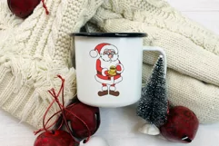 Jolly Santa Claus Clipart and Christmas Patterns Product Image 3