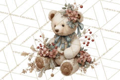 Christmas Morning Clipart, Holiday Kids Digital Art PNG Product Image 3