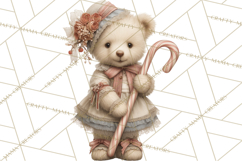 Christmas Morning Clipart, Holiday Kids Digital Art PNG Product Image 4