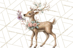 Christmas Morning Clipart, Holiday Kids Digital Art PNG Product Image 5