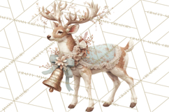 Christmas Morning Clipart, Holiday Kids Digital Art PNG Product Image 2