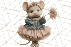 Christmas Morning Clipart, Holiday Kids Digital Art PNG Product Image 2