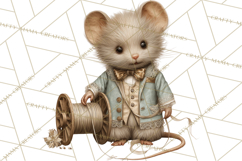 Christmas Morning Clipart, Holiday Kids Digital Art PNG Product Image 4