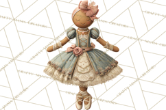 Christmas Morning Clipart, Holiday Kids Digital Art PNG Product Image 5