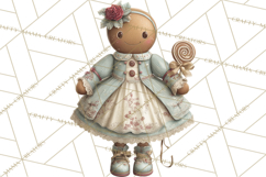 Christmas Morning Clipart, Holiday Kids Digital Art PNG Product Image 5