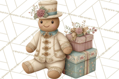 Christmas Morning Clipart, Holiday Kids Digital Art PNG Product Image 4