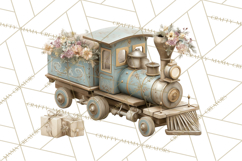 Christmas Morning Clipart, Holiday Kids Digital Art PNG Product Image 5