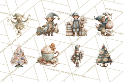 Christmas Morning Clipart, Holiday Kids Digital Art PNG Product Image 8