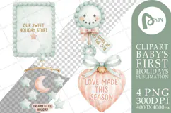 Holiday Nursery Icons Gentle Joy Notes Sublimation Product Image 1