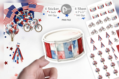 Holiday Parade Patchwork Sticker Product Image 1