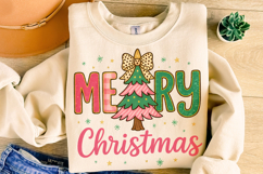 Merry Christmas PNG, Holiday PNG, Preppy PNG, Santa PNG Product Image 4