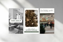 Holiday real estate Instagram templates, Christmas Instagram templates for realtors, real estate marketing templates