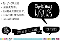 Christmas wishes quote svg
